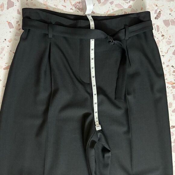 St. John Collection Wide Leg Wool Trouser in Black size 6 - Picture 7 of 15